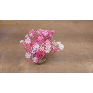 КОРАЛЛ МЯГКИЙ ПЛАСТИК РОЗОВО-БЕЛЫЙ 6-8 СМ