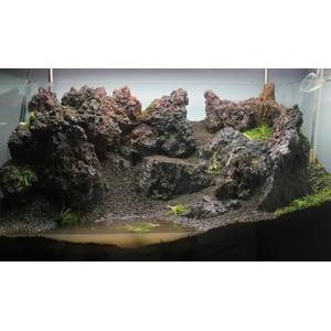 ЛАВА ЧЕРНАЯ 5*10см КАМЕНЬ