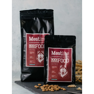 Сухой корм МИТЛАЙН для собак всех пород Meatline с рыбой и говядиной
