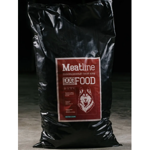 Сухой корм МИТЛАЙН 12кг для собак всех пород Meatline с рыбой и говядиной