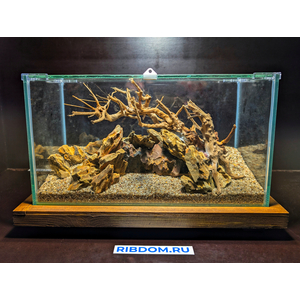 АКВАРИУМ ШИРМА 11 ЛИТРОВ ( с покровным стеклом ) 36х16х20 см