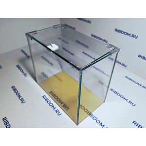 АКВАРИУМ 6 Л ( С ПОКРОВНЫМ СТЕКЛОМ ) 230Х130Х200