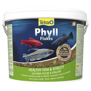 TetraPhyll (хлопья)10л корм для травоядных рыб
