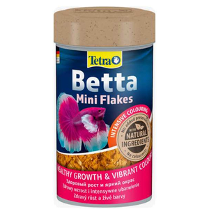 TetraBetta Mini Flakes 100мл - корм для петушков, хлопья