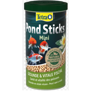 Pond Sticks MINI 1л - основной корм для небольших прудовых рыб, мини-палочки.