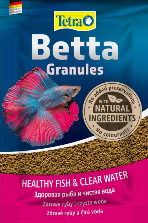Tetra Betta 5г (пакетик) - корм для петушков и лабиринтовых рыб в гранулах