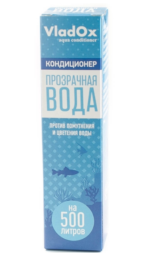 VladOx ПРОЗРАЧНАЯ ВОДА кондиционер против позеленения и помутнения воды